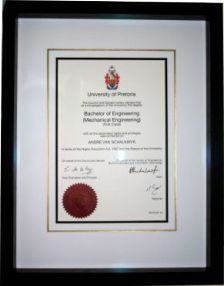 Framed degree