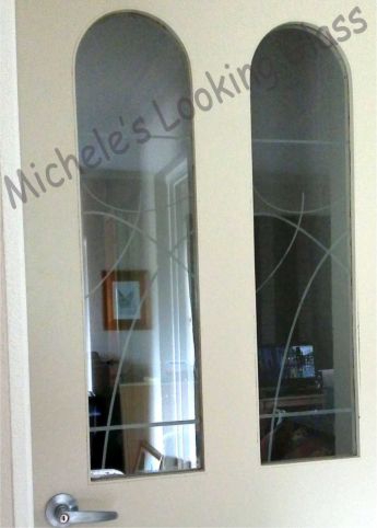 Glass Etched Door