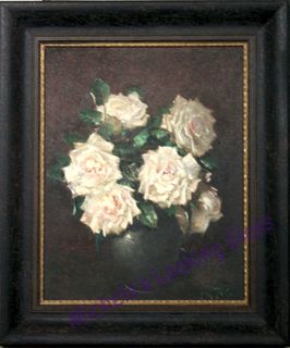 Oil framed with two frames