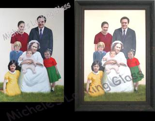 Before and after framing