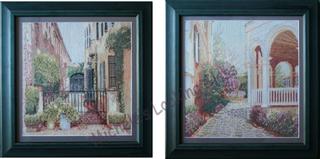 Matching needle art pieces