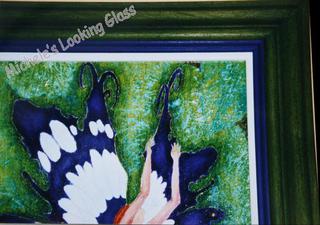 Three hand finished frames used