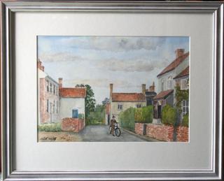 Framed water colour by a local artist