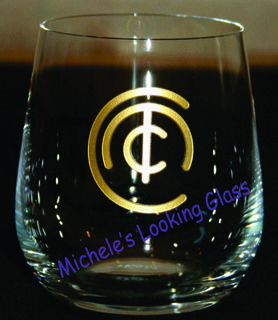 T16 engraving painted gold
