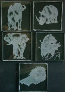 Etched coasters